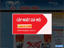 Tablet Screenshot of hungphu.com.vn